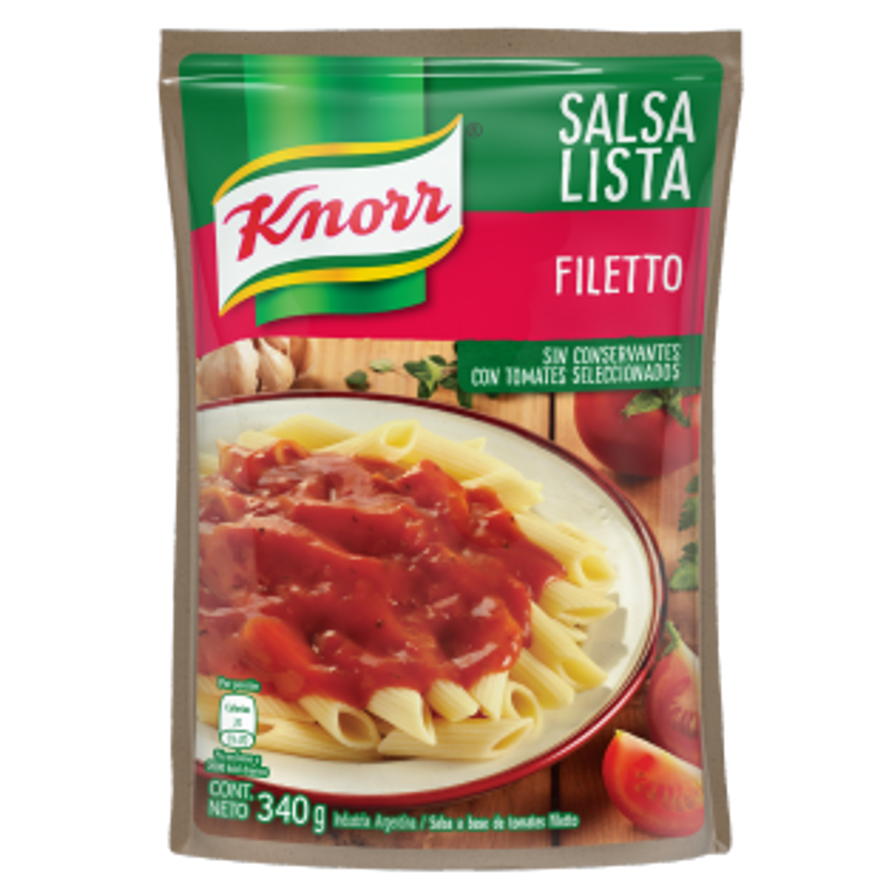 Knorr Salsa Lista Filetto Sauce Ready To Use Soft Tomato Sauce - No ...
