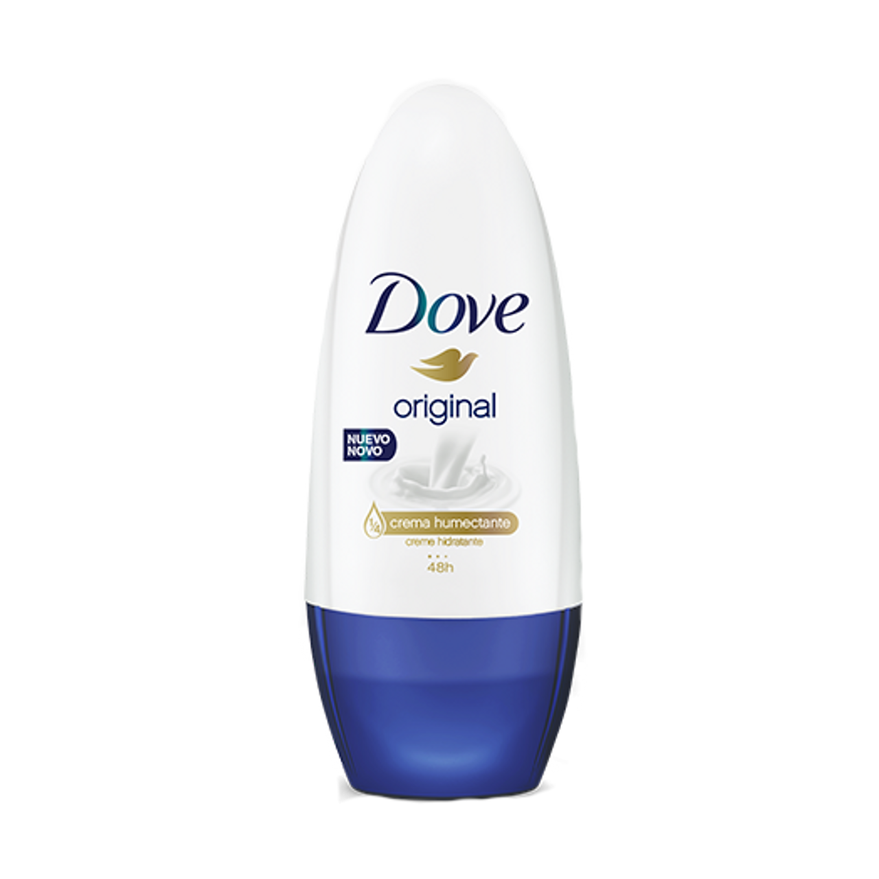 Dove Original Antiperspirant with Roll-On Cream Deodorant 48 Hour Protection, 50 g / 1.76