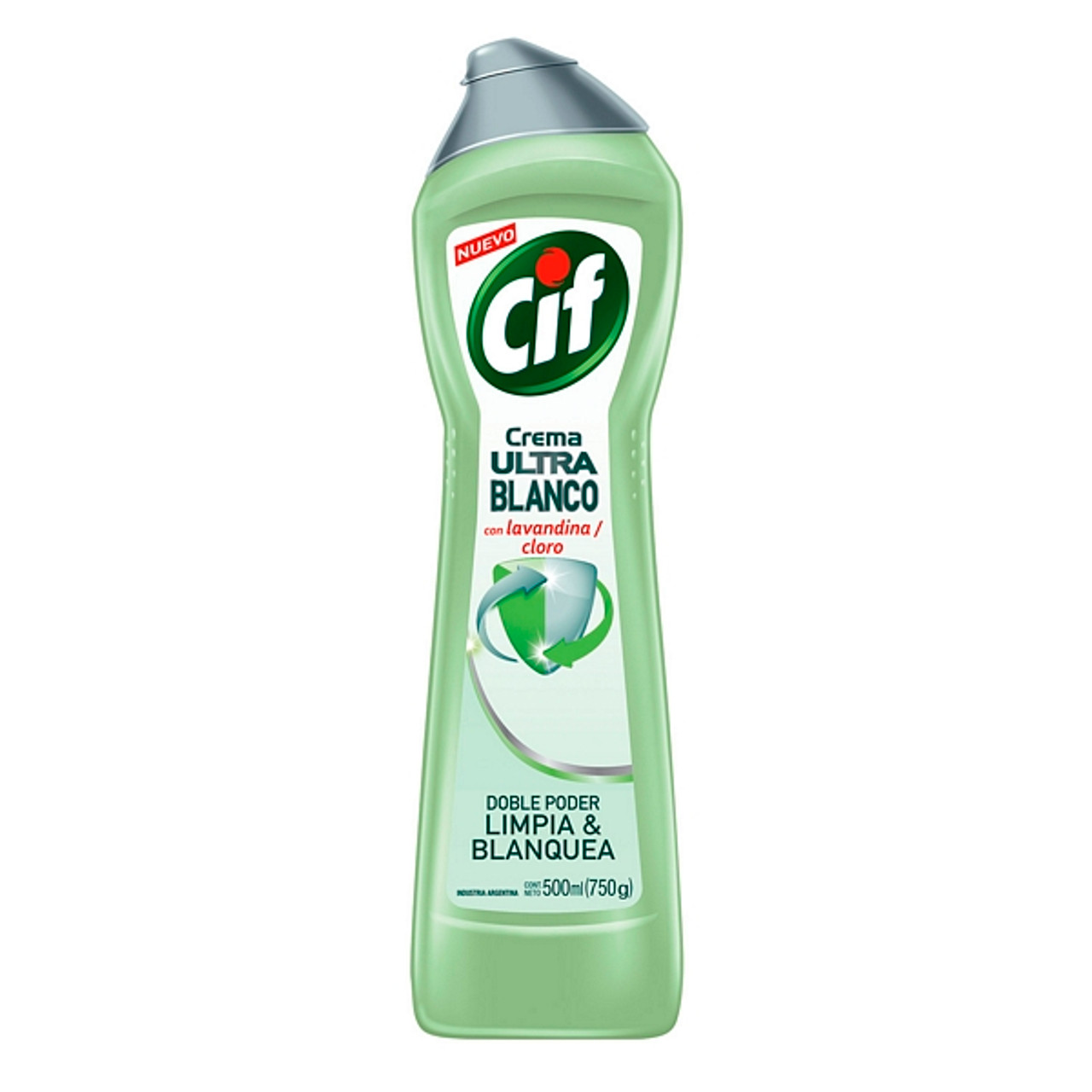 Cif Crema Ultra Blanco Limpiador Cremoso Disinfectant Cream Cleaner with  Bleach, 750 g / 1.6 lb