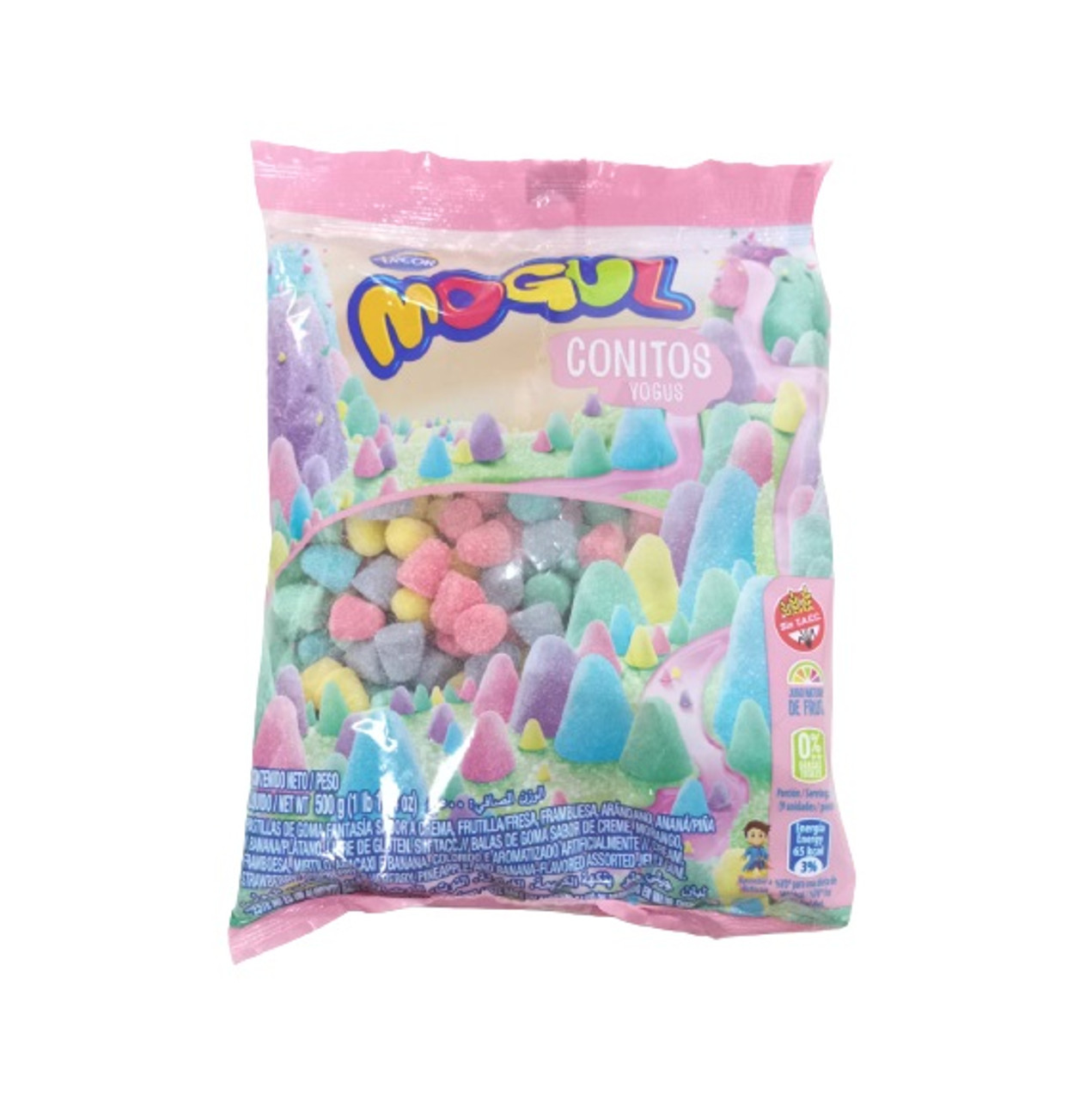 Mogul Gomitas Tutti-Frutti Candies Gummies, 50 g / 1.64 oz (box of 10)