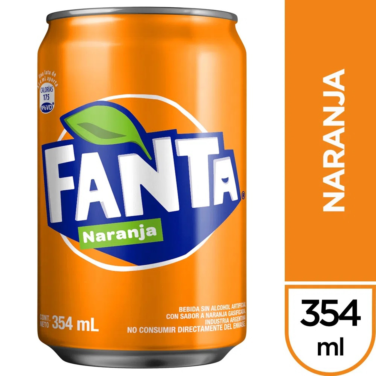 Fanta Naranja Orange Soda Classic Fanta Flavor, 354 ml / 11.97 fl oz can  (pack of 6 cans)