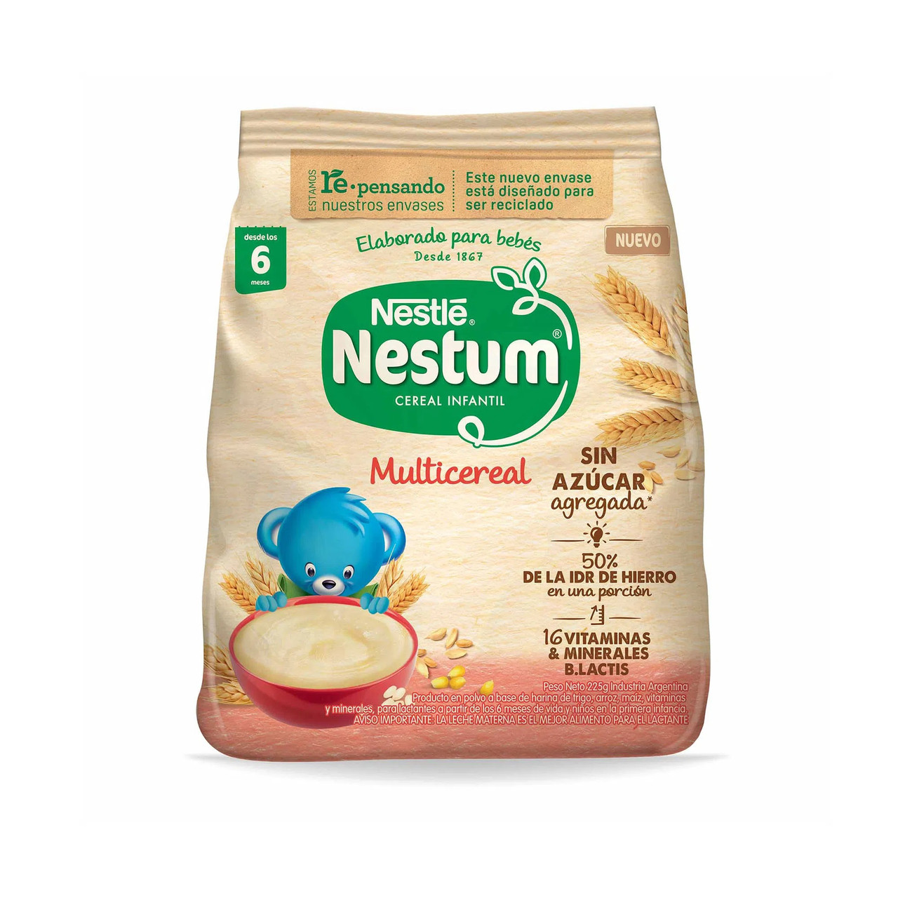 Nestum Cereal Infantil Multicereal Powder Ready To Make Baby Food Made With  Wheat Flour, Cereals 