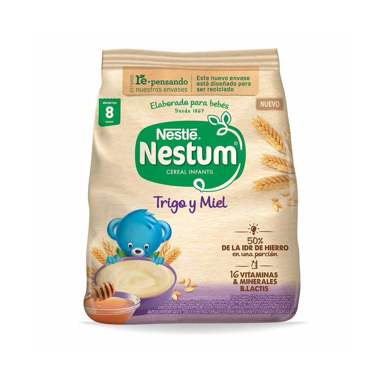 Nestum Cereal Infantil Trigo y Miel Powder Ready To Make Baby Food Made  With Wheat Flour