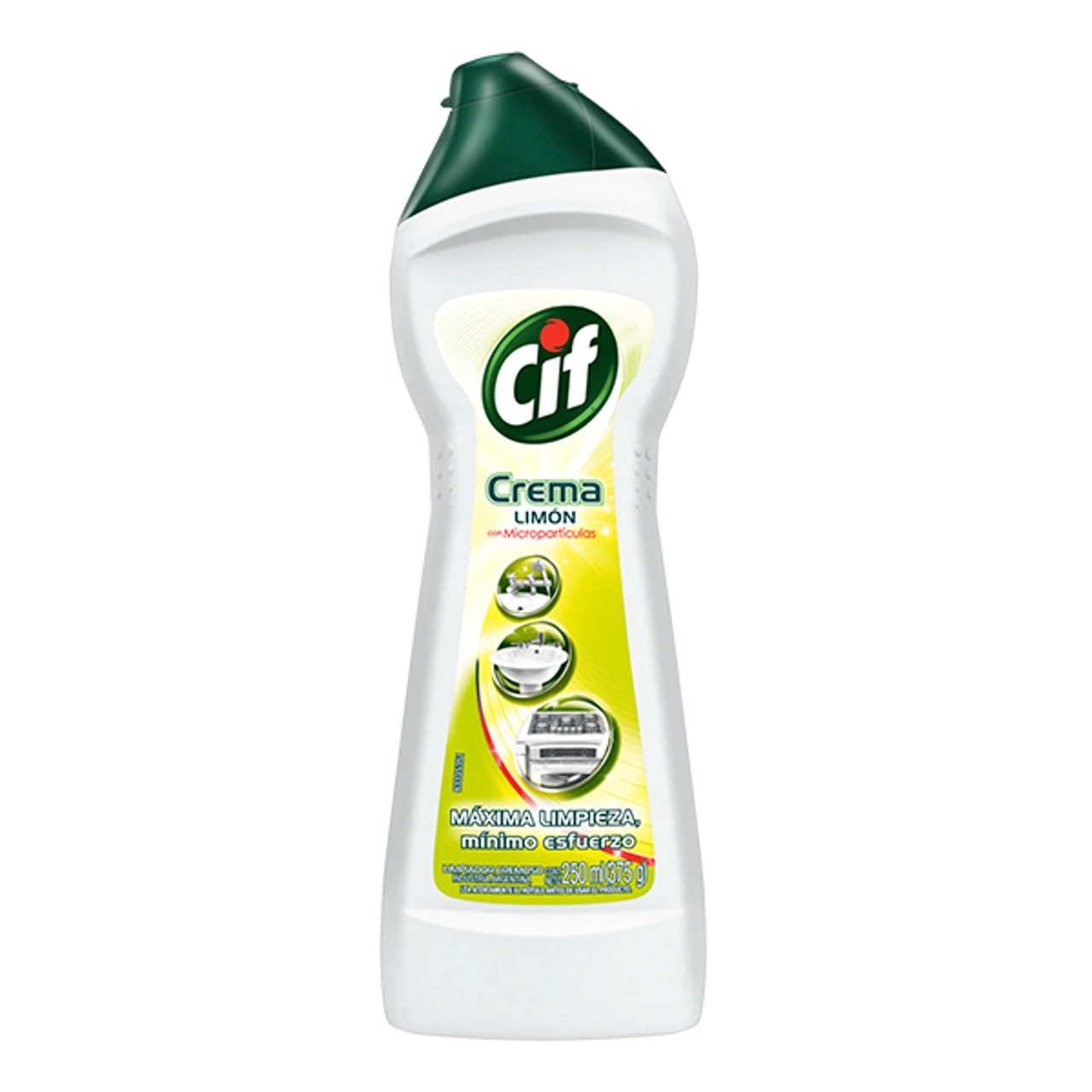 CIF Cream Lemon, Removing grease and dirt from surfaces makes cleaning  quick and easy! Made with millions of natural particles, CIF Cream keeps  your house sparkly clean.