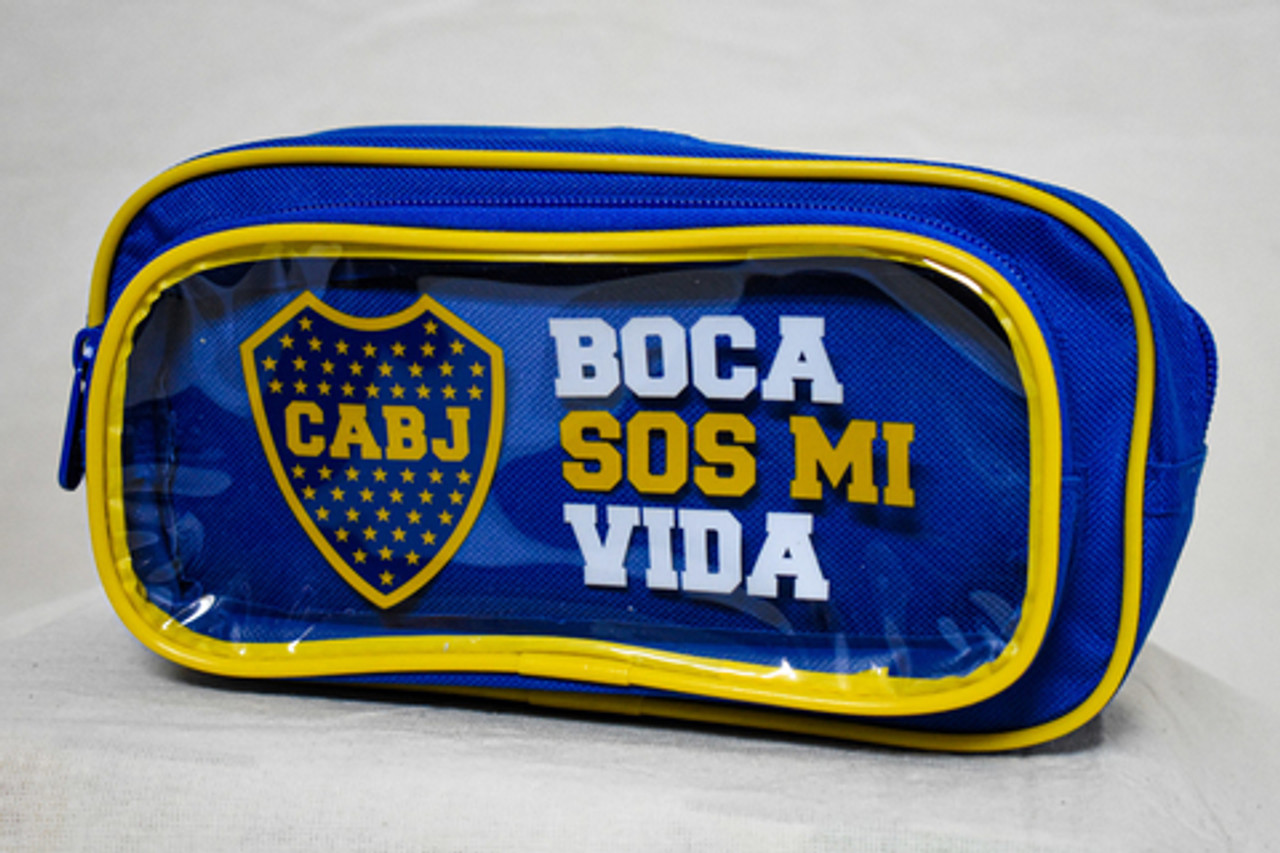 Cartuchera Boca Juniors 1 Closure - School Boys & Girls Pencil Bag