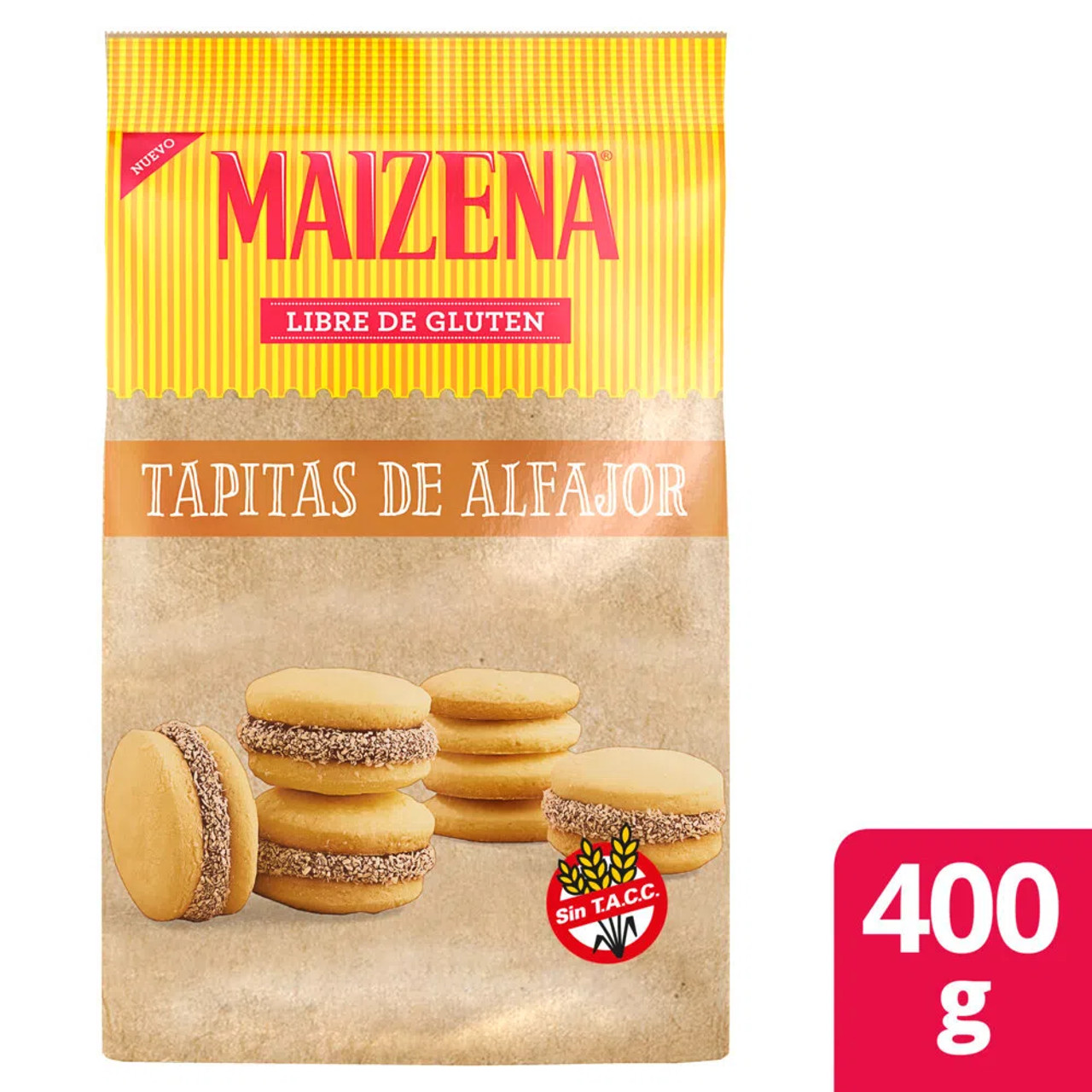 Maizena Cornstarch Pre-Mixed to Make Alfajores Gluten-Free, 400 g / 14.1 oz