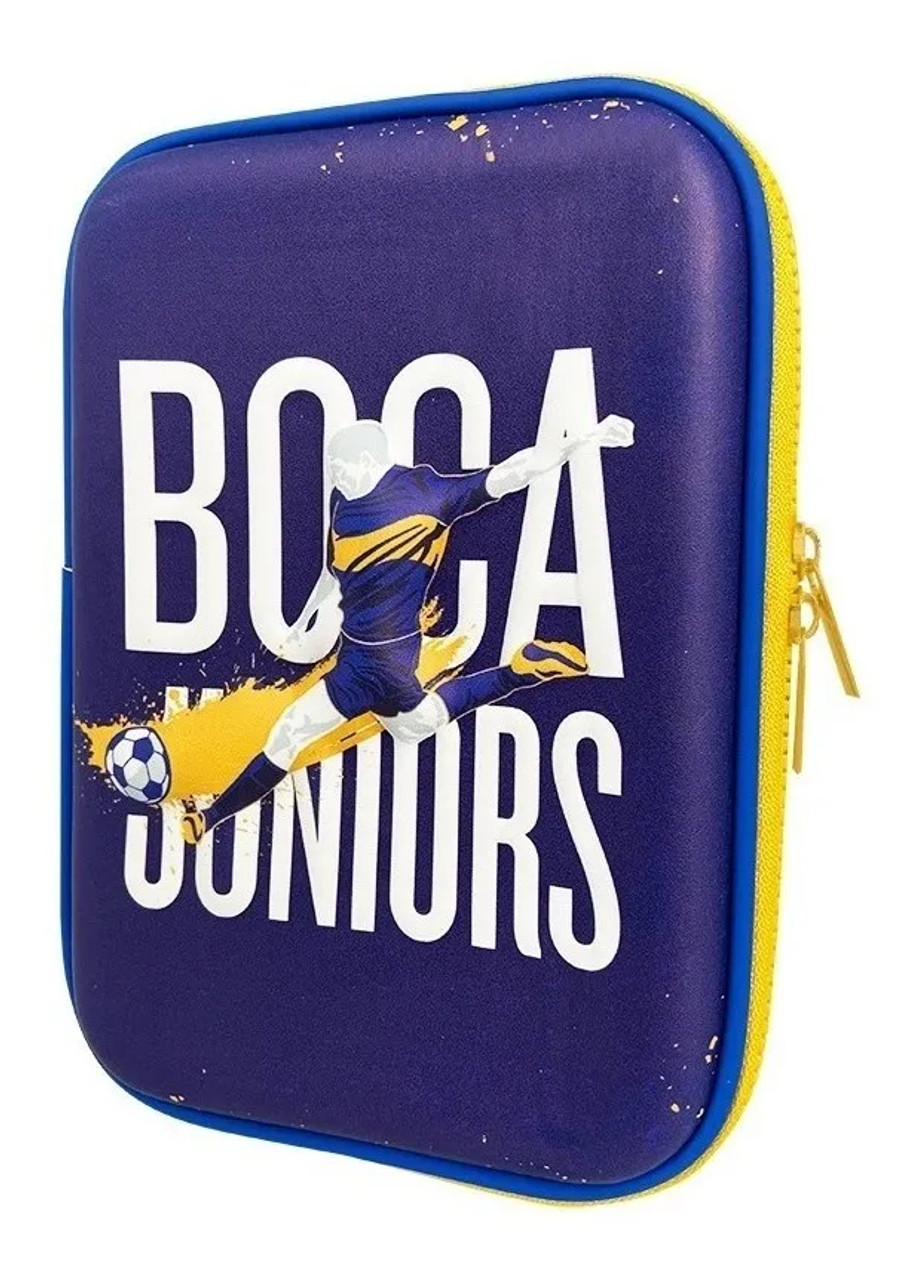 Cartuchera Boca Juniors 1 Closure - School Boys & Girls Pencil Bag