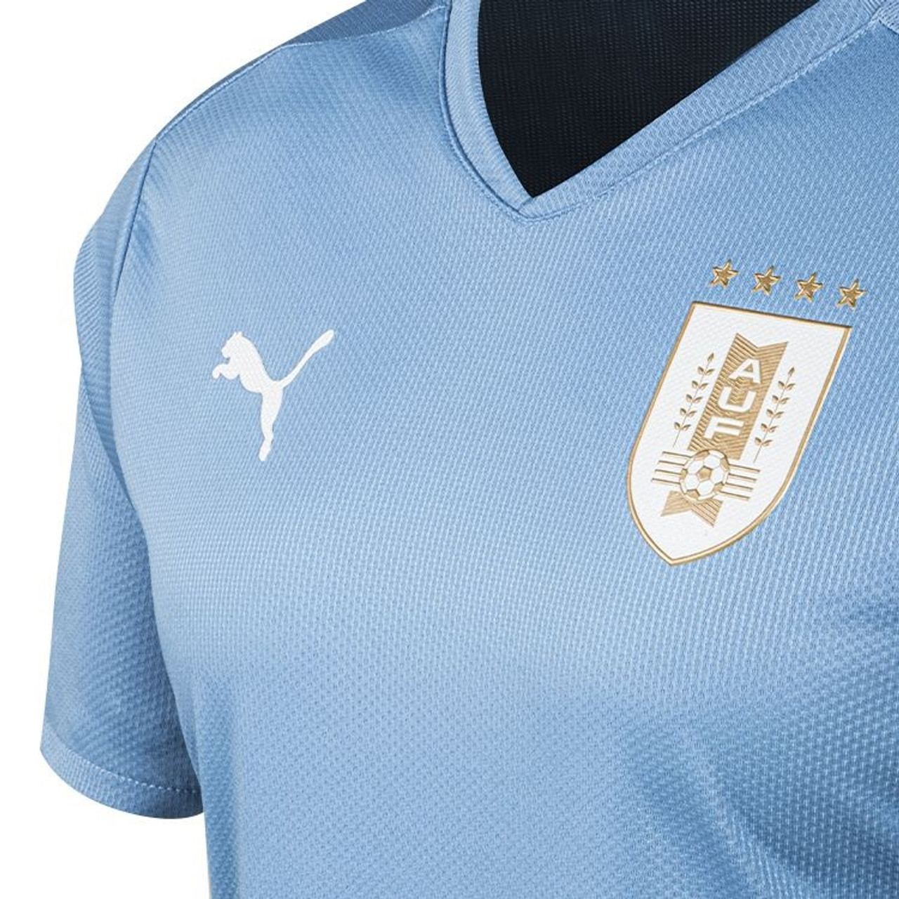 Men's Shirt Selección Uruguaya Camiseta Celeste Remera Titular Official Team Shirt by Puma - 2021