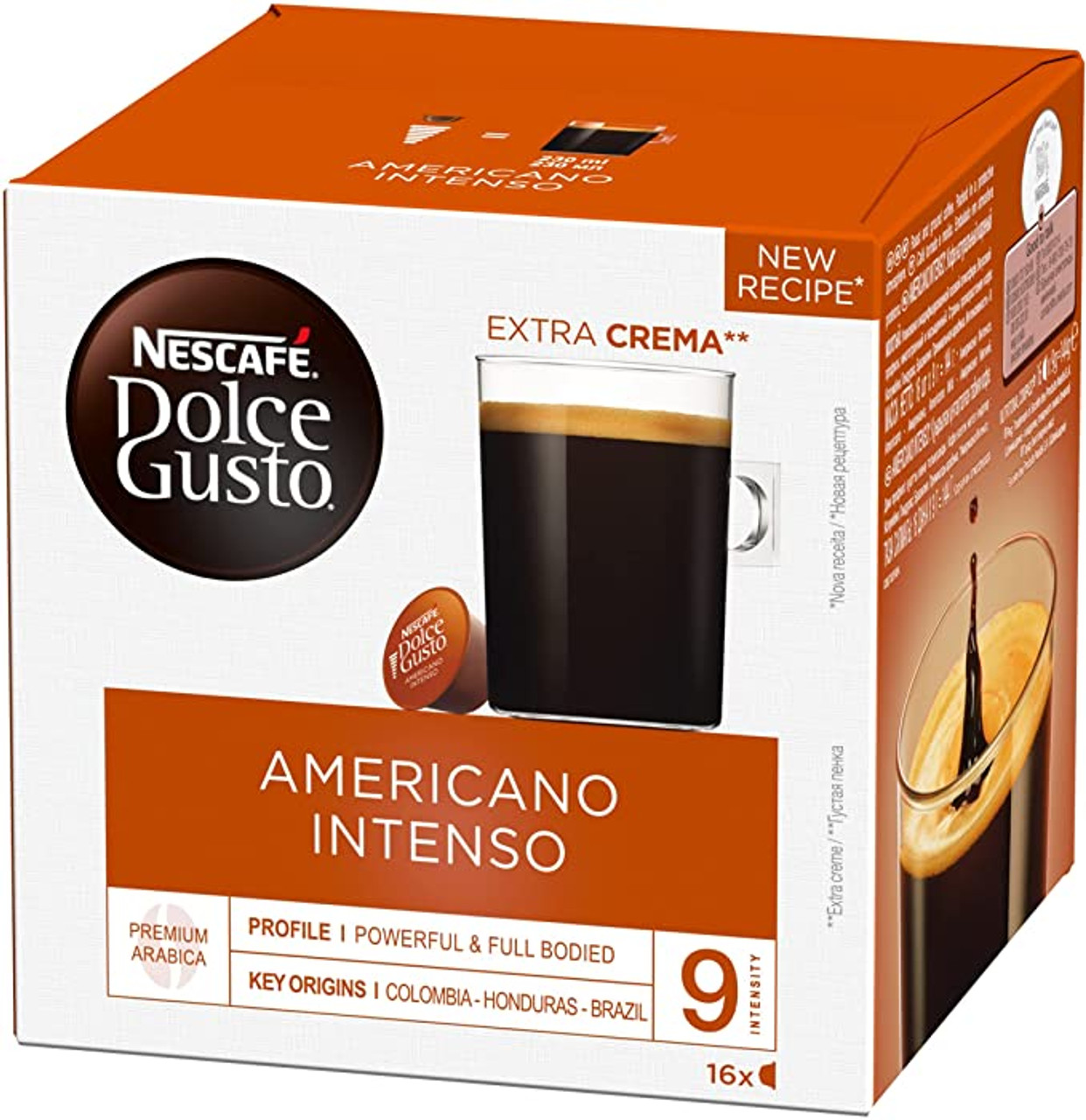 Café con leche Dolce Gusto, 16 cápsulas