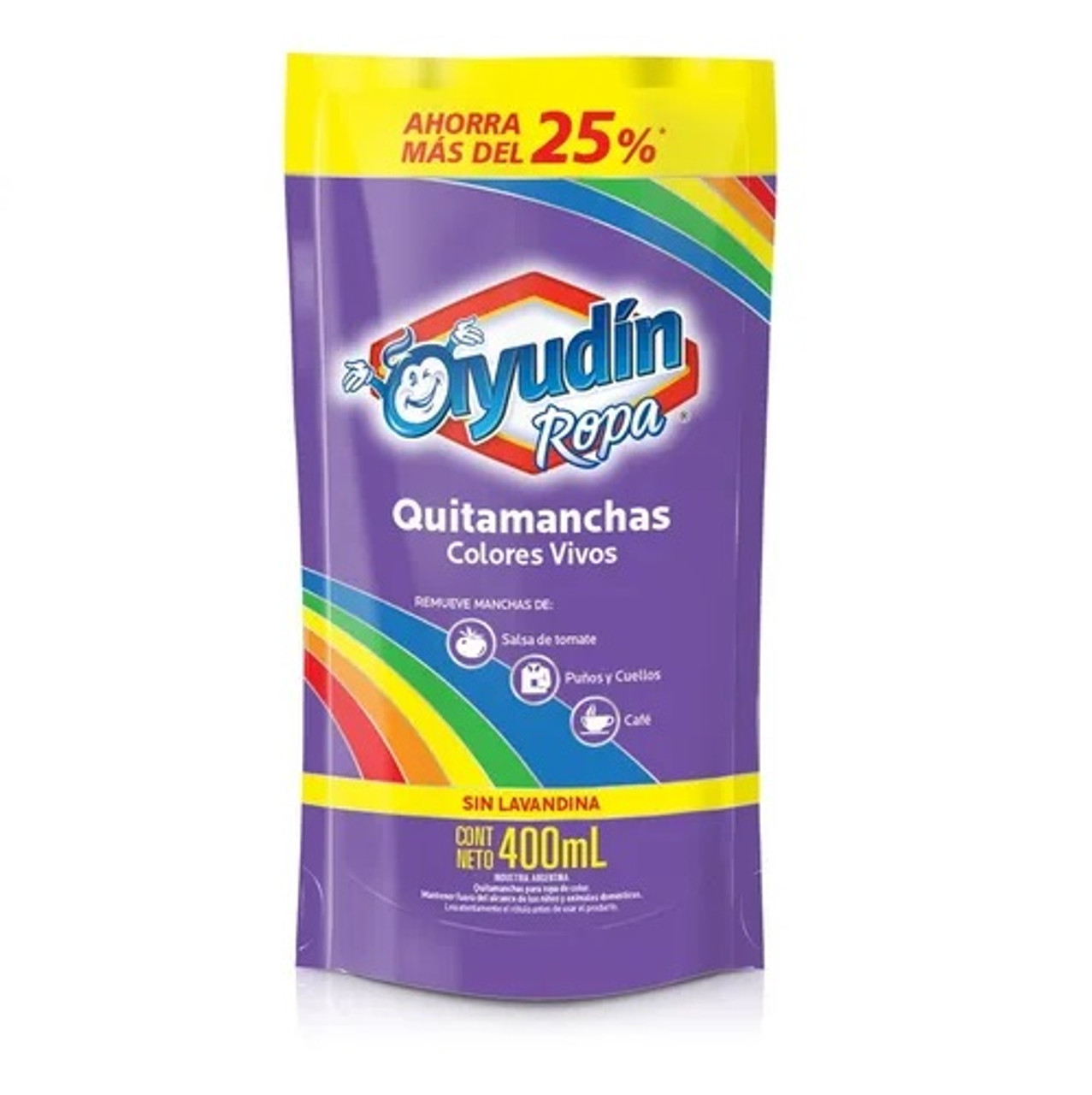 Ayudín Ropa Quitamanchas Colores Vivos Stain Remover Liquid For Colored  Clothes, 400 ml / 13.5 fl oz - Pampa Direct