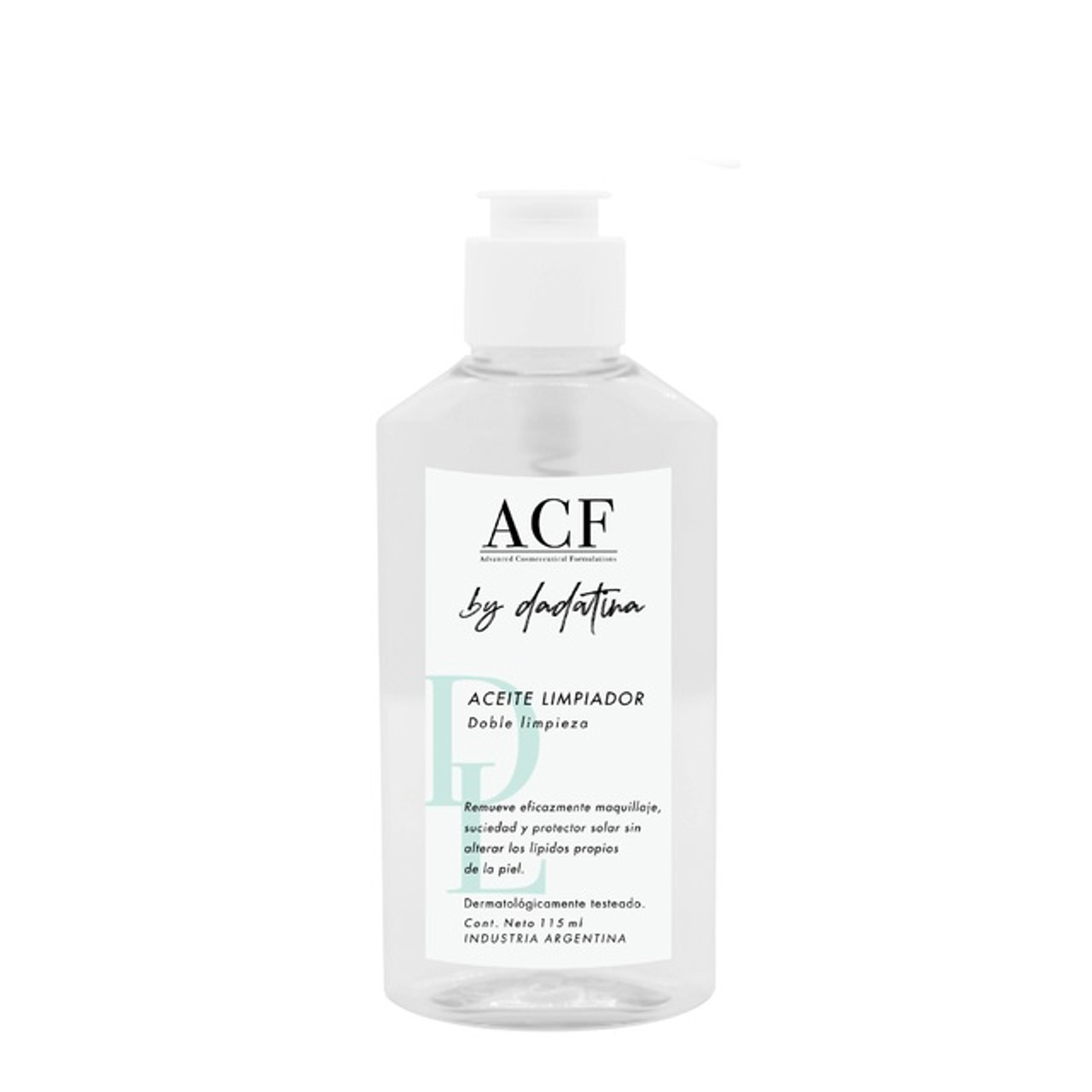 ACF Aceite Limpieza Facial Doble Facial Cleanser Oil Makeup Remover Vegan & Cruelty Free by 115 ml / 3.88 fl oz - Pampa