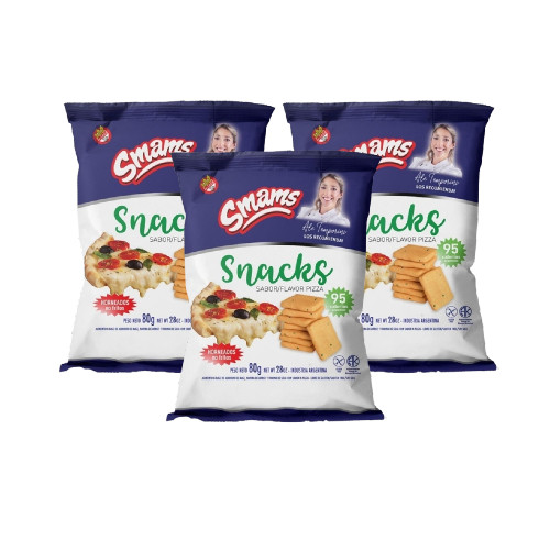 Smams Wraps Smams Snacks Sabor Queso Cheese Flavored Snack Cookies Gluten Free ...