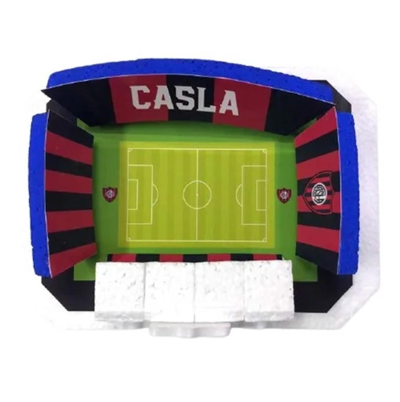 San Lorenzo Cake Topper Pedro Bidegain Stadium 3D Football Field For  Decorating Cakes San Lorenzo Argentinian Soccer Team, 17 cm x 12 cm