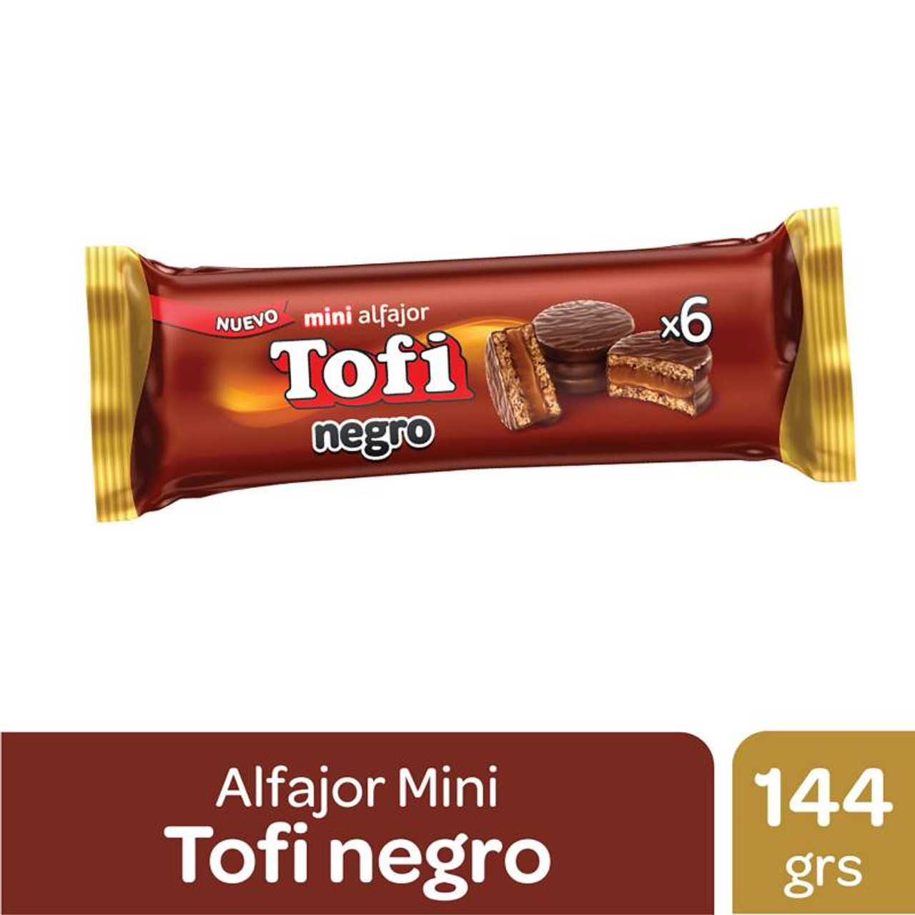 Alfajor Jorgito Negro Dulce de Leche w/ Chocolate Coating