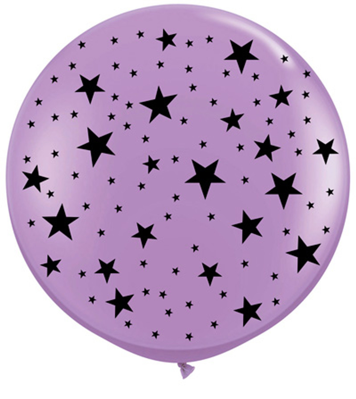 Funny Piñata Globo Purple Balloon with Stars