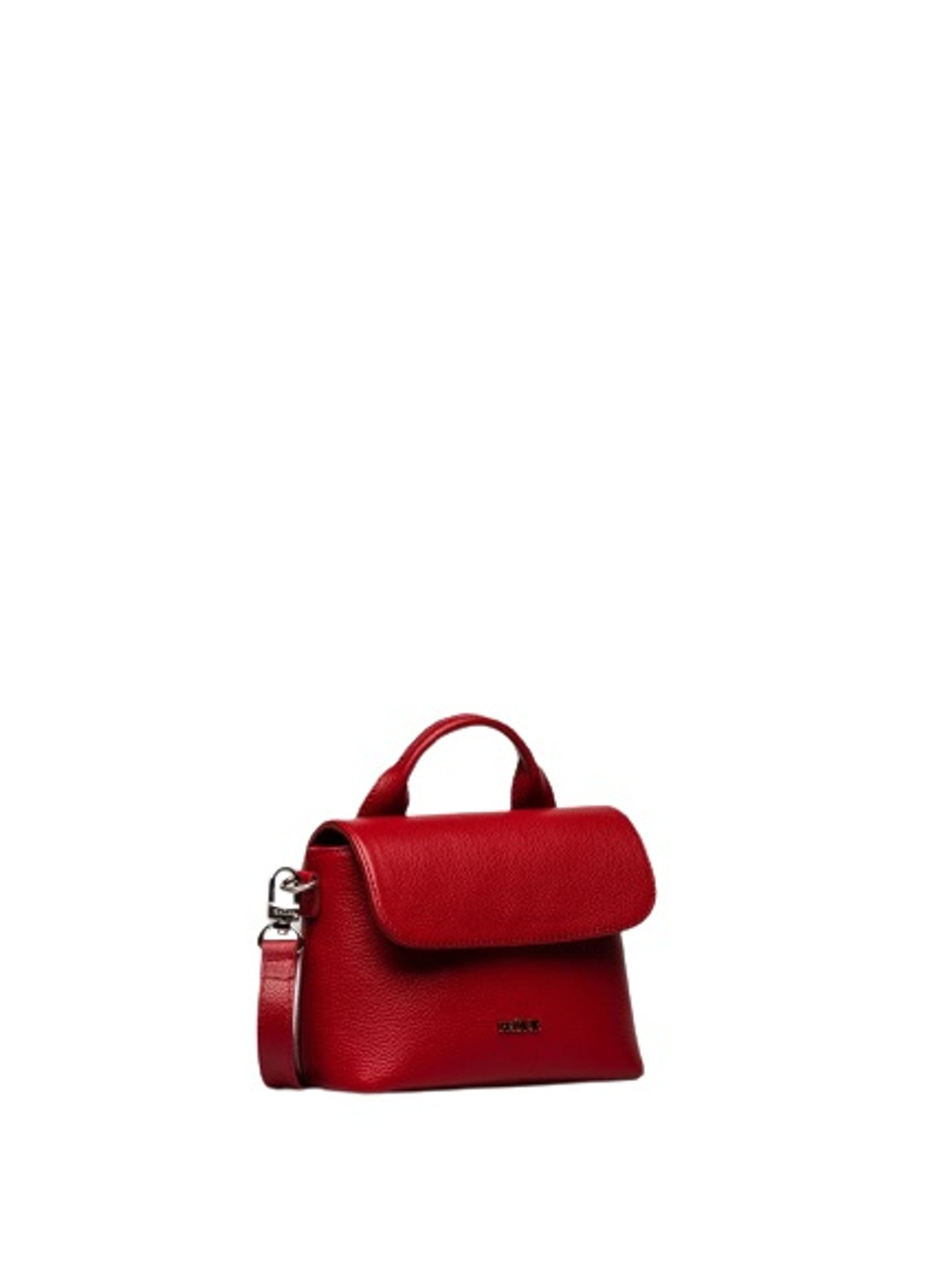 Prüne Bandolera Miss Daisy Cuero Graneado Rojo Leather Shoulder Bag ...