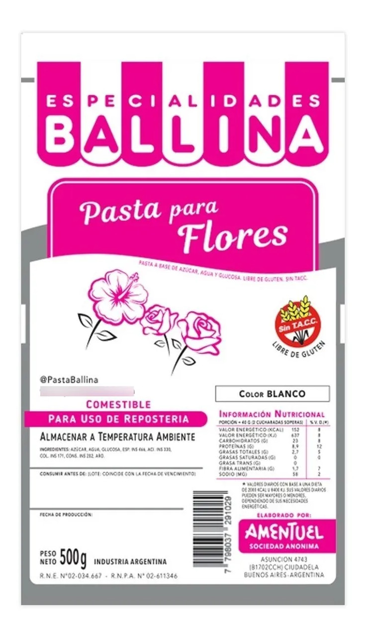 Pasta para Modelar – Pasta Ballina