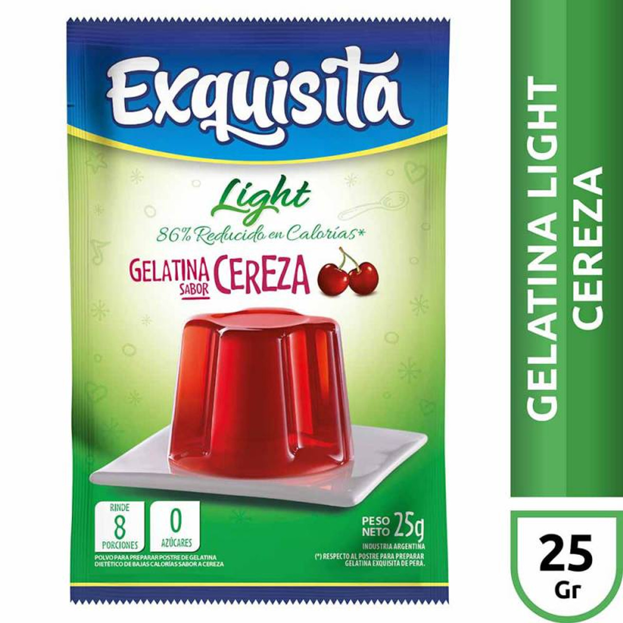 Gelatinas light 8 sabores