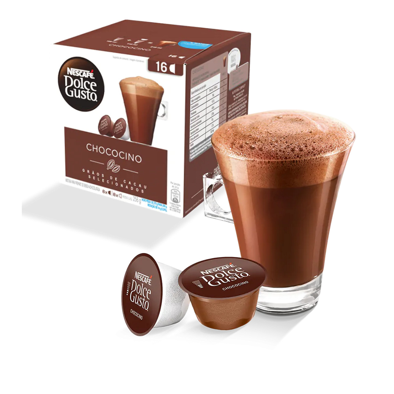 Dolce gusto Cápsulas Chococino 16 Unidades Marrón