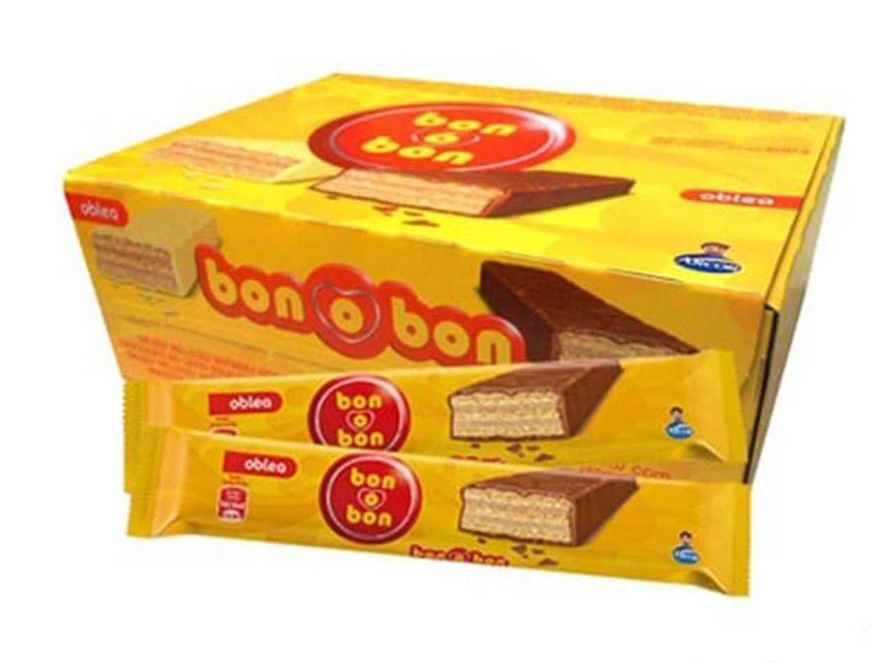 Bon O Bon Oblea Snack Chocolate Filled With Peanut Butter From Box Of Bars 600 G 21 2 Oz Family Box Pampa Direct