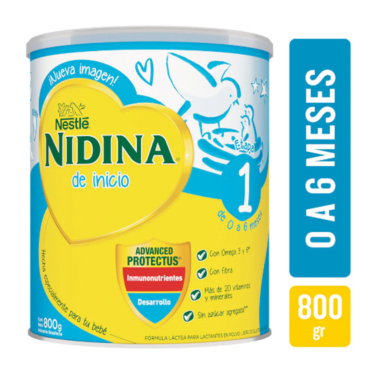 Nidina 2 Premium 800 Gr NESTLÉ - Guanxe Atlantic Marketplace