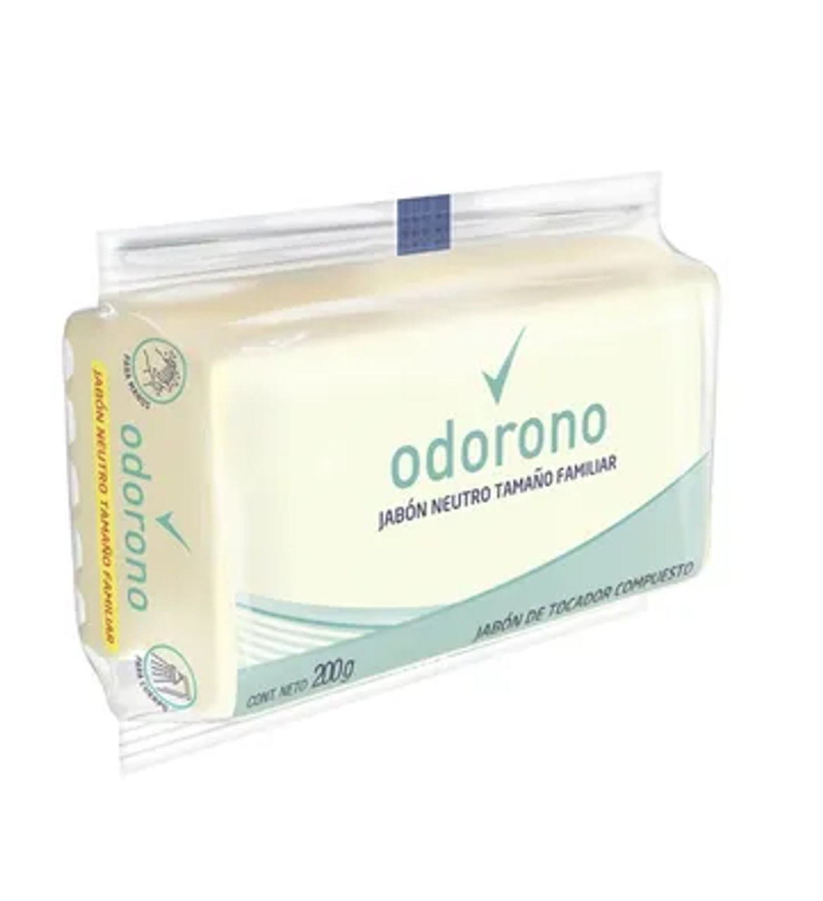 Odorono Jabón Neutro Neutral Soap Family Size Composite Toilet Soap, 200 g  / 7.05 oz