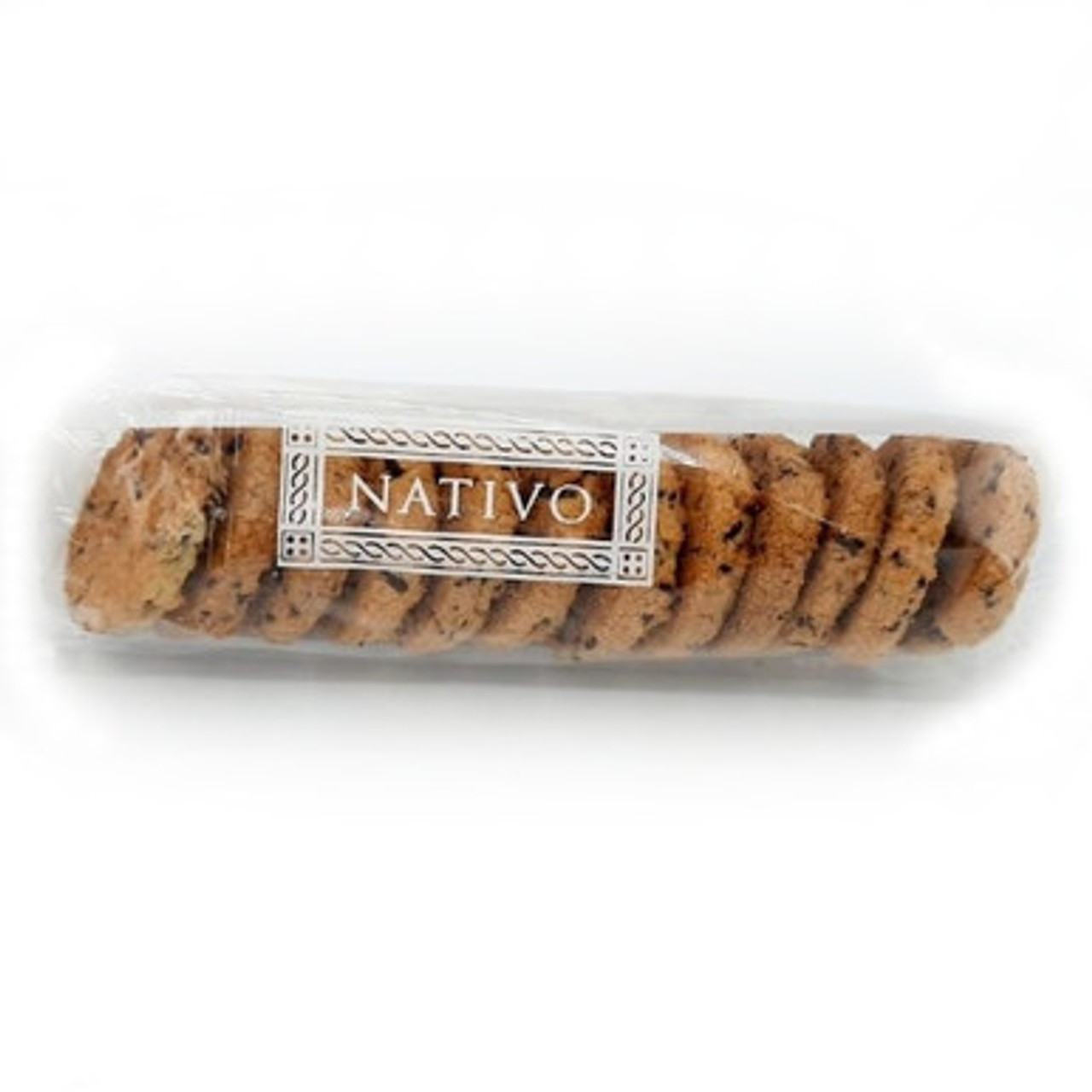 Nativo Galletas Danesas con Chips de Chocolate Danish Cookies with  Chocolate Chips, 100 g / 3.52 oz (