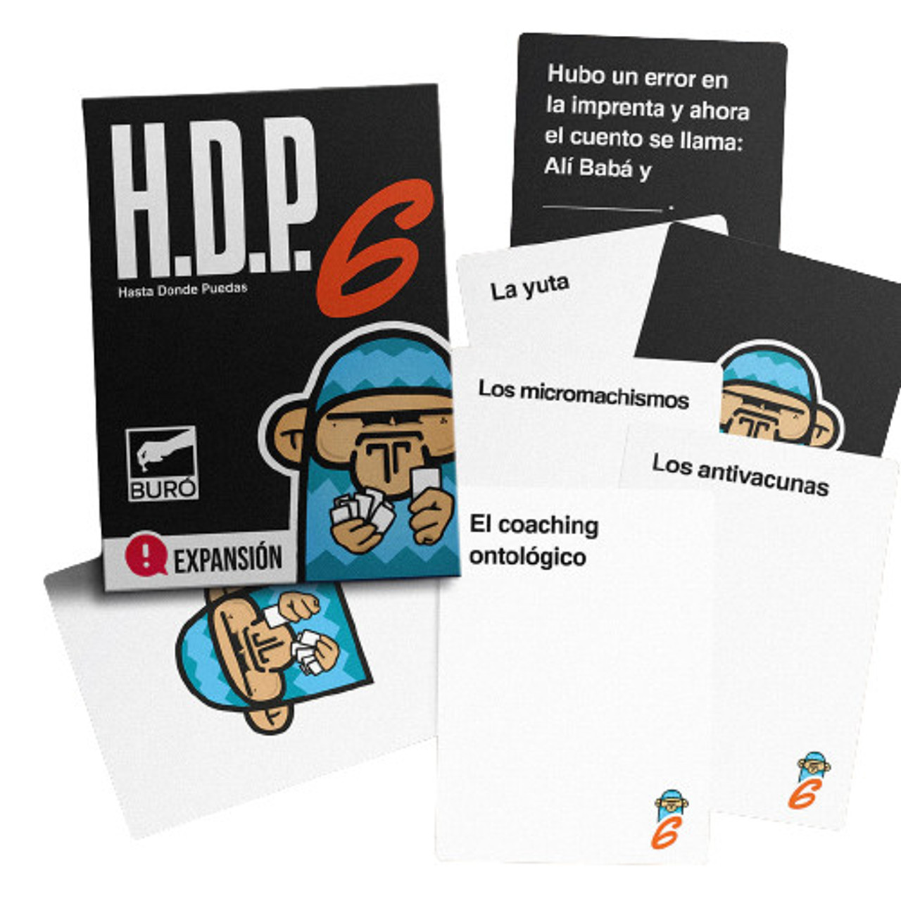 Hdp + 4 Expansiones Temáticas Juego Cartas Bureau De Previas