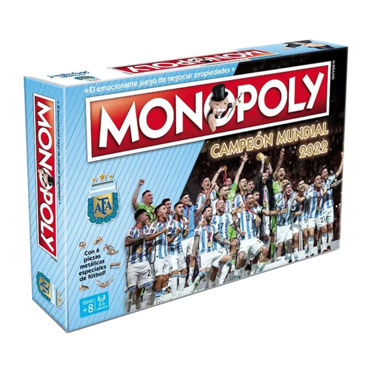 Monopoly Selección Argentina AFA Family Strategy Board Game by Toyco  (Spanish)