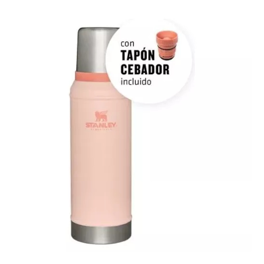 Stanley 591 ml Pink Thermos - Thermal Cap - Stainless Steel