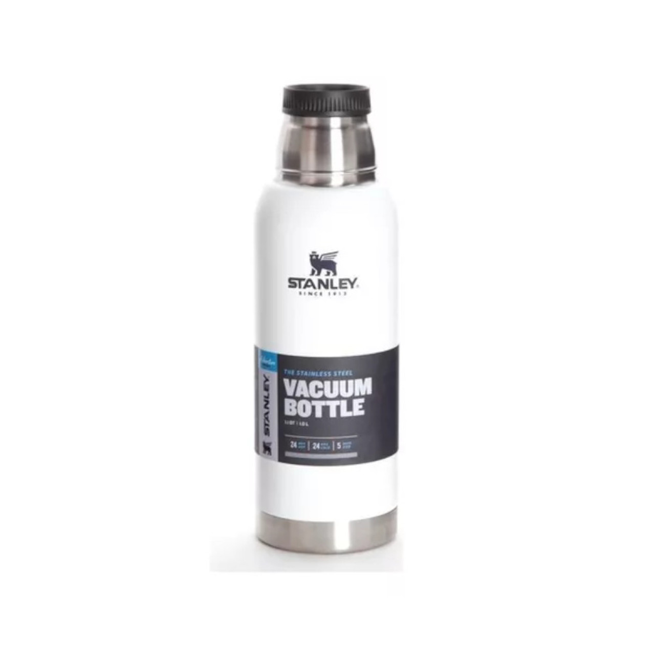 Stanley The Stainless Steel Vacuum Bottle 1L, white, thermos