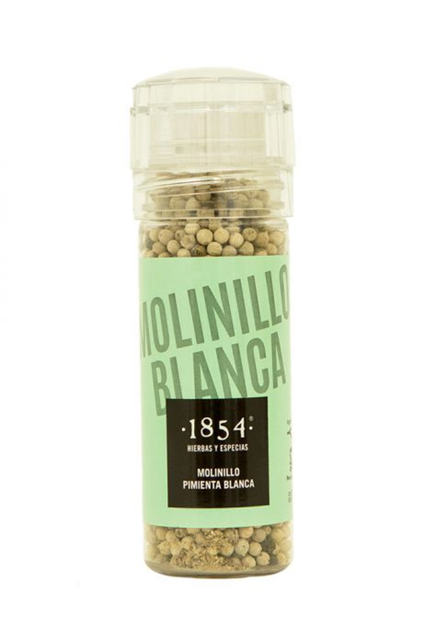 Molinillo Premium 1854 Hierbas & Especias Pimienta Blanca White