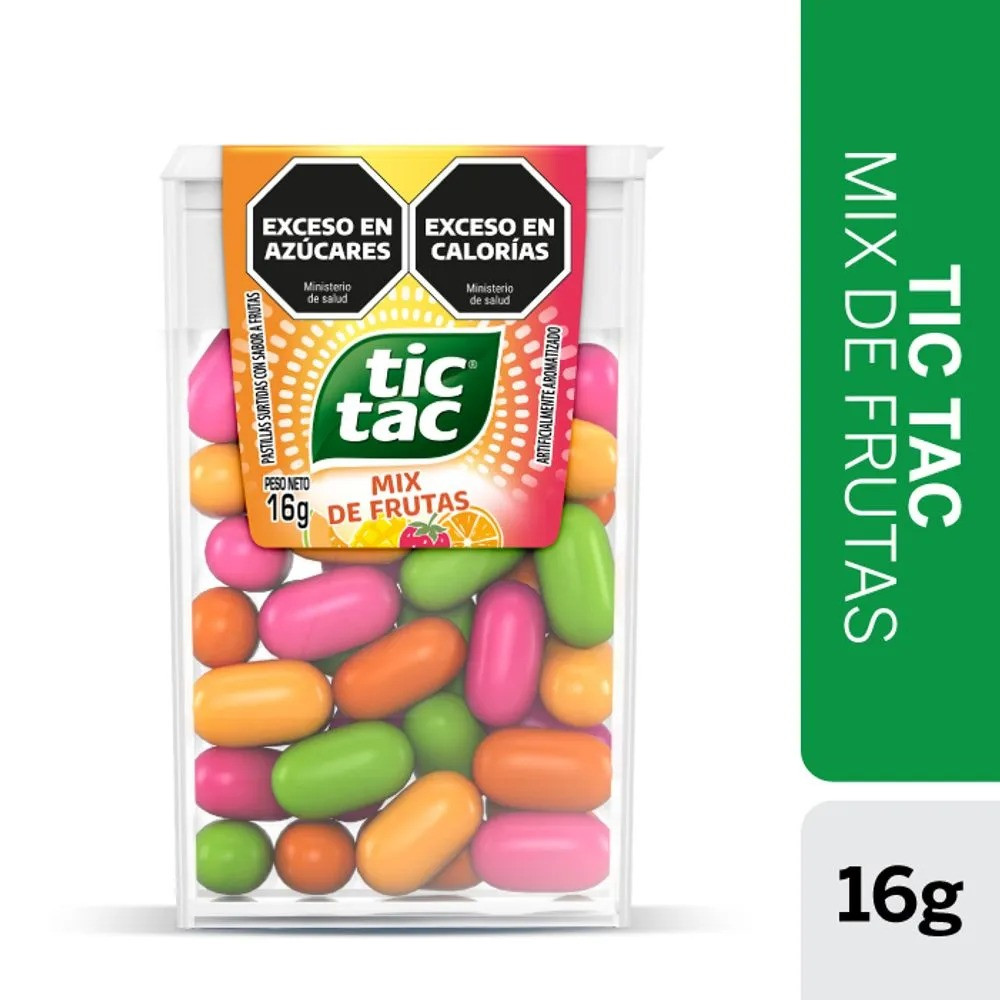 Tic Tac Pastillas Mix Frutal Breath Flavor Candies, 16 g / 0.56 oz