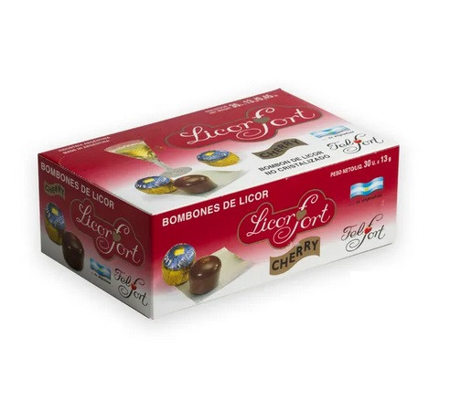 Felfort Bombones de Licor Chocolate con Leche y Cereza bocados Con