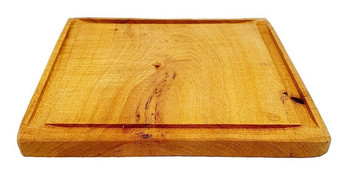 Plato Cuadrado de Madera Para Asado Wooden Plate for BBQ, 22 cm x 22 cm / 8.66" x 8.66" Plato Cuadrado de Madera Para Asado Wooden Plate for BBQ, 22 cm x 22 cm / 8.66" x 8.66"