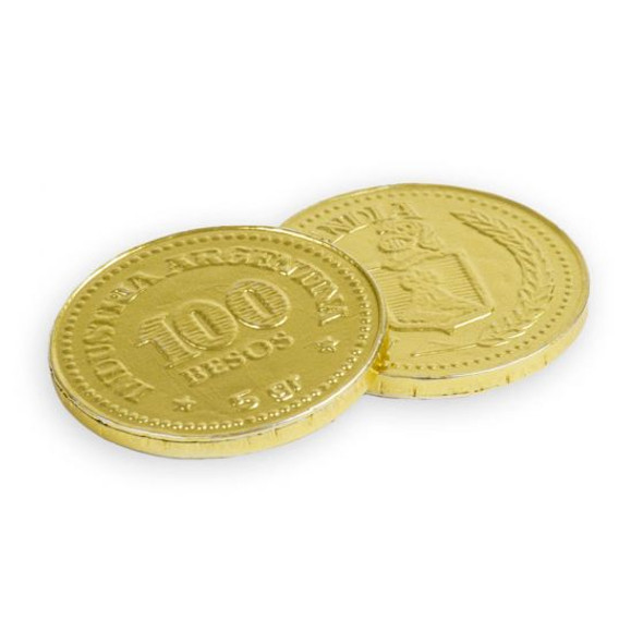 Monedas Pirata Milk Chocolate Coins by Felfort, 5 g / 0.2 oz (box of 60)