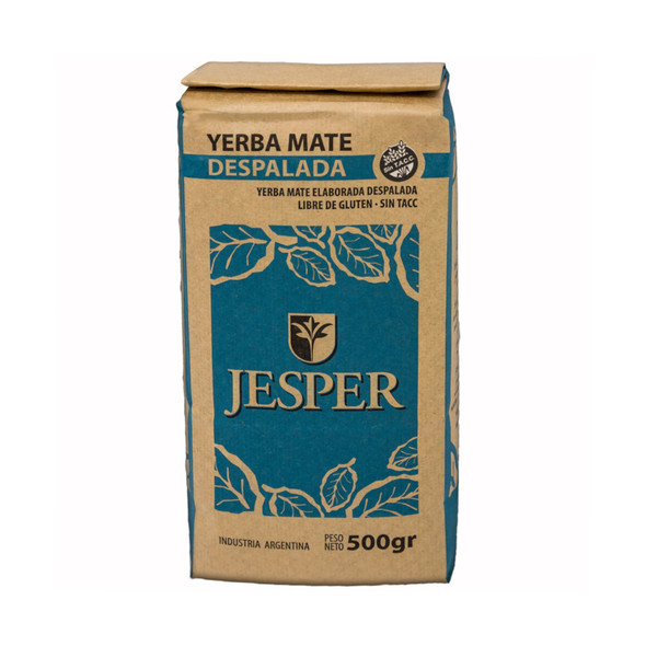 Jesper Gluten-Free Despalada Yerba Mate - Pure, 500 g / 17.63 oz
