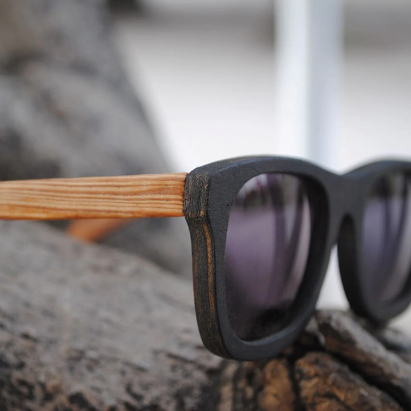 MOMUËL | Anteojos de Sol Fenix Sustainable Wooden Sunglasses | UV400 Protection 135 mm x 50 mm
