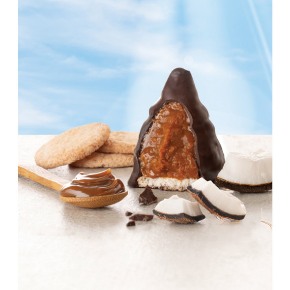 Havannets Coco Coconut & Chocolate Cones Gluten-Free Dark Chocolate, Dulce de Leche & Shredded Coconut Cones, 270 g / 9.52 oz (box of 6)