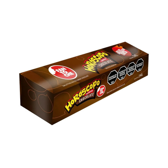 Fantoche Horóscopo Old Classic Chocolate Cookies Perfect for Cakes Horoscope Designs, 240 g / 8.46 oz (pack of 3)