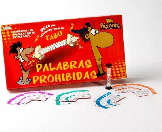 Palabras Prohibidas Board Game: The Game of Words Not to Say - Unique with Exclusive Taboo Terms by Bisonte Salon Games - Family & Friends Entertainment