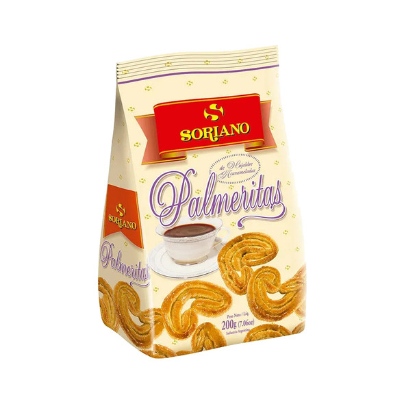 Soriano Sweet Cookies Palmeritas Hojaldradas, 200 g / 7 oz (pack of 3)