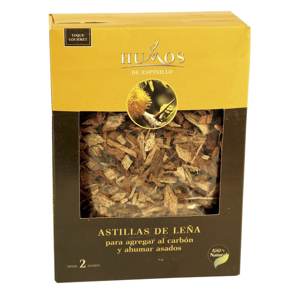 Humos de Espinillo Wood Chips for Charcoal & Smoking Grilling Astillas de Leña, 500 g / 17.64 oz