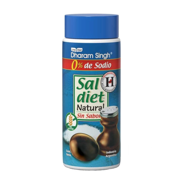 Sal Diet Natural Sin Sabor Sodium Free Salt Substitute Natural Flavor, 140 g / 4.93 oz bottle