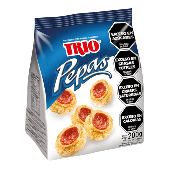 Membrillo Trio Quince Jelly "Pepas" Sweet Snack, 200 g / 7.05 oz (pack of 3)