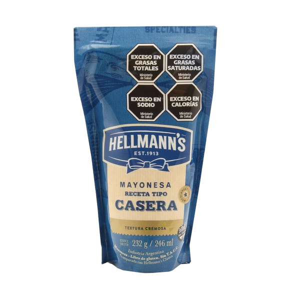 Hellmann's Dressing Mayonnaise Recipe Homemade Type Creamy Texture Aderezo Mayonesa Receta Tipo Casera Textura Cremosa, 232 g / 8.18 oz