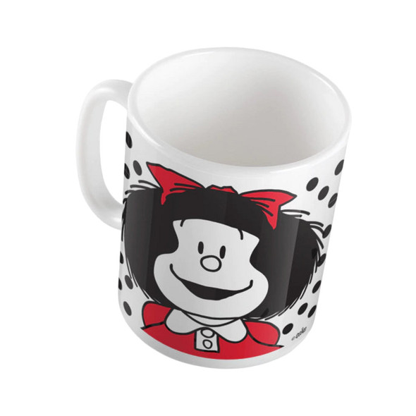 Argentinian Comic Mug - Mafalda Sonrie | Serigraphy Print