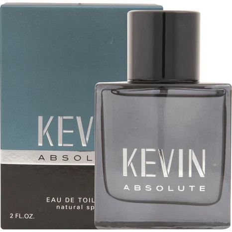 Kevin Absolute Fragrance for Men Eau de Toilette Black Natural Spray, 60 ml / 2 fl oz
