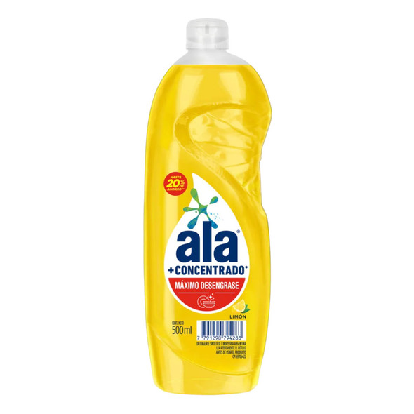 Ala Concentrated Detergent Max Degrease with Lemon Fragrance, 500 ml / 16.9 fl oz