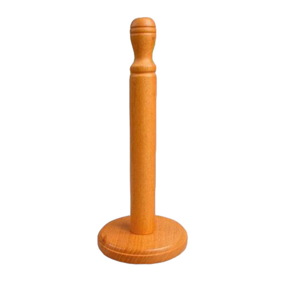 Wooden Paper Towel Holder, Vertical Tabletop Design, Made from Algarrobo Wood Porta Rollo de Cocina